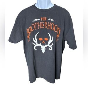 The Bone Collector The Brotherhood Black T-Shirt, Men's XL, Hunting, No Excuses